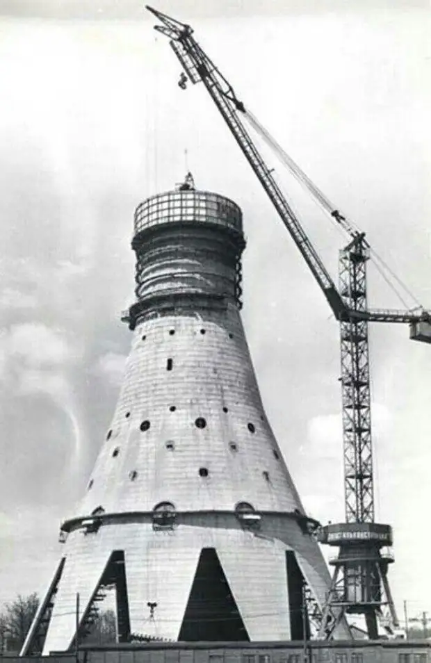 Так начиналась останкинская телебашня 1966 год Так начиналась останкинская телебашня 1966 год