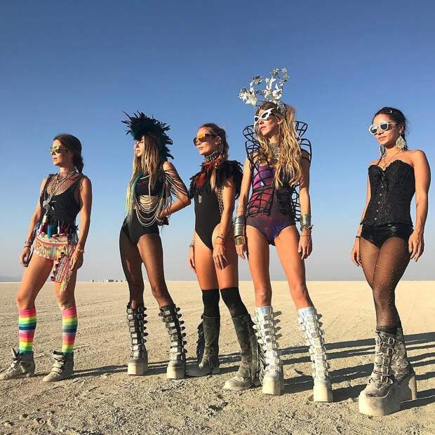 Самые сексуальные девушки фестиваля Burning Man 2017 burning man, Фестиваль, в мире, девушки, красота, люди, подборка