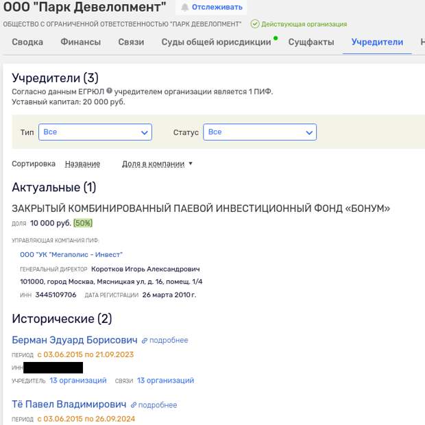 У Павла Тё всё пошло по ЗПИФу: актив на 10 млрд спрятали за ширму?