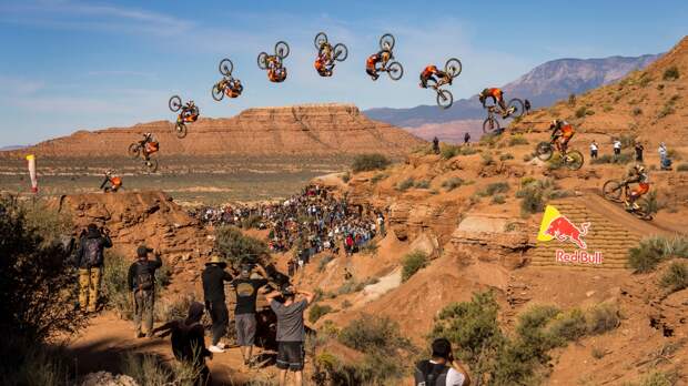 Bienvenido Aguado Alba front flip Red Bull Rampage 2023