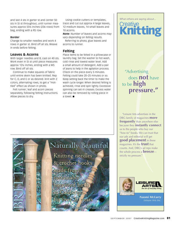 Creativ knitting №9 2007 - 紫苏 - 紫苏的博客 Creativ knitting №9 2007 - 紫苏 - 紫苏的博客