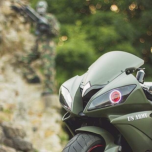 Yamaha r1 2005 камуфляж