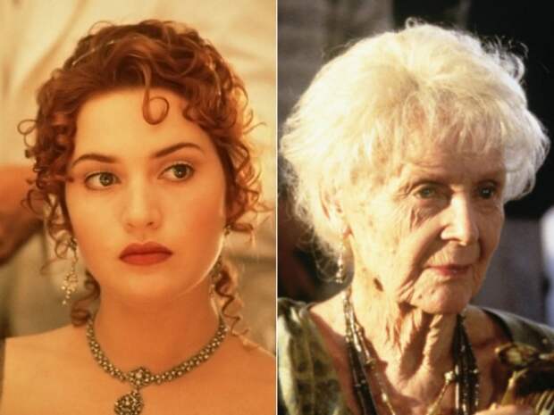 Вы помните пожилую Розу из «Титаника»? Вот какой она была в молодости… актёры, знаменитости, роза, титаник