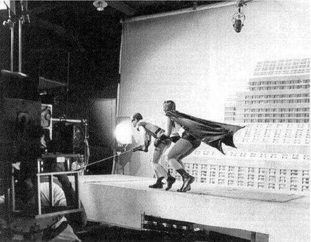 27. На съемках "Бэтмена" в 1966 году