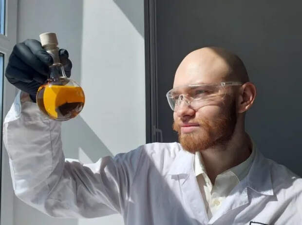 Соавтор статьи аспирант кафедры органической химии СПбГУ Иван Олегович Путнин. Фото: Александра Сысоева / СПбГУ