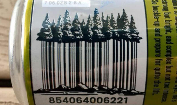 Полосатые картины, как производители ушли от скучного дизайна штрихкодов