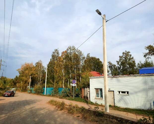 На проезде Деповском в Ижевске появилось уличное освещение