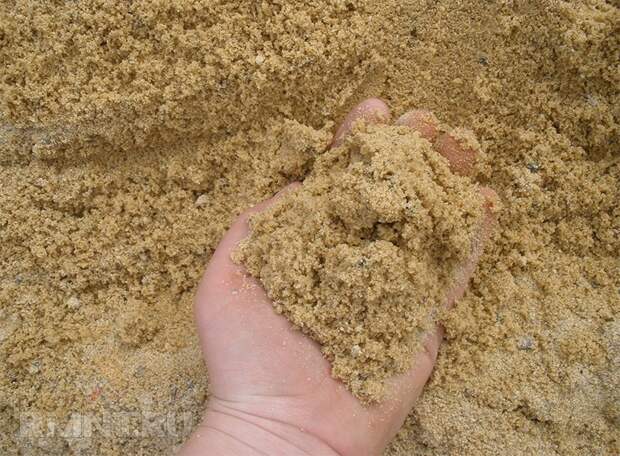 Песок для пляжа на участке