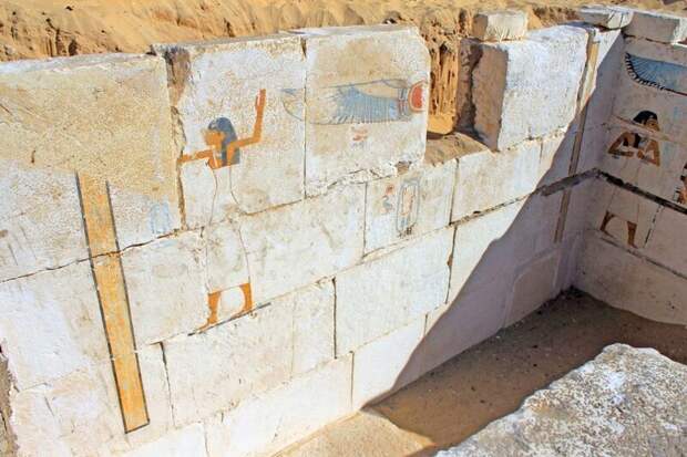Роспись на стене погребальной камеры археология, древний египет, интересно, история, наука