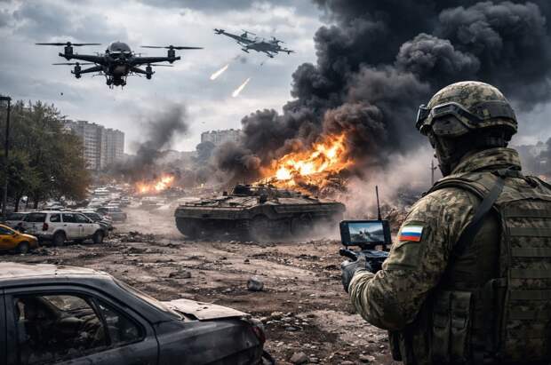 Российские войска сжимают Константиновку дронами и авиацией