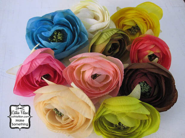 10 Шелковые цветы Розы - Дамских, Измененные Couture, волос Цветы, Baby Заставки