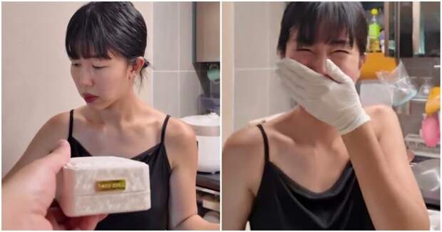 Женщина получила пикантный подарок