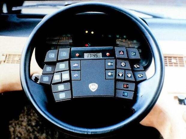 1980 Lancia Medusa автодизайн, интерьер, руль