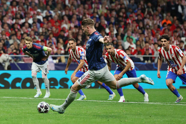 "Атлетико" и "Арсенал" сыграли вничью в первом матче 1/2 финала Лиги чемпионов