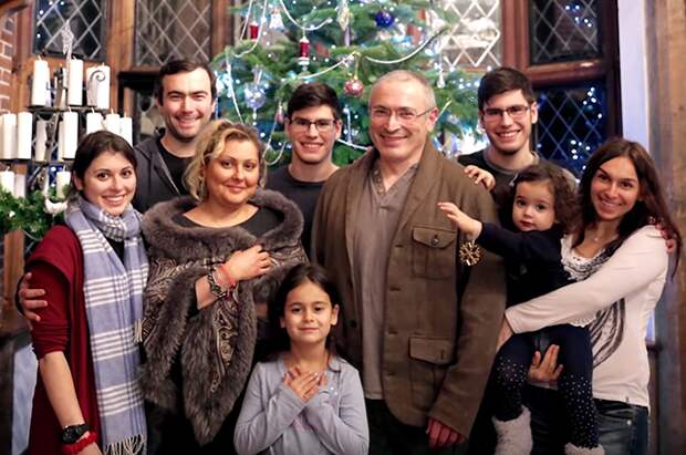 Михаил Ходорковский с семьей