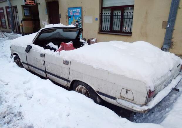 Когда не хочешь терять парковку Парковка, Санкт-Петербург, Зима, Длиннопост