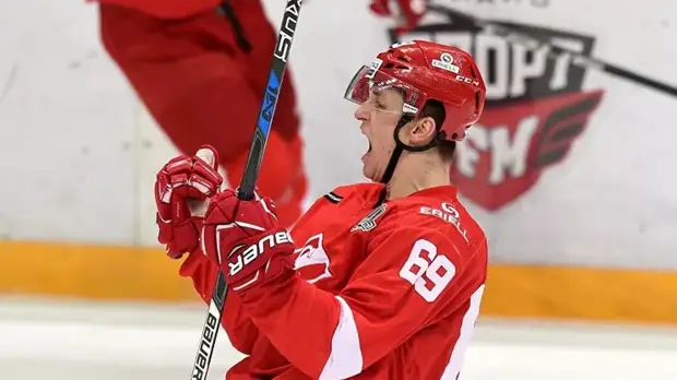 «Спартак» взял верх над минским «Динамо» в матче КХЛ