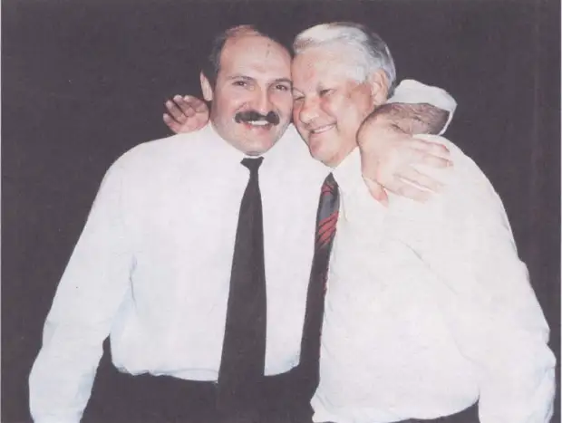 Борис Ельцин на снимках начальника его охраны