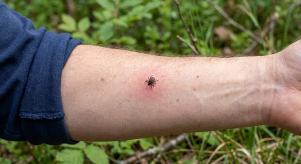 Врач назвал мышечную боль признаком заражения после укуса клеща