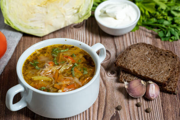 Рецепт супа из свежей капусты с бараниной