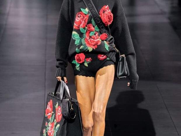 Dolce & Gabbana FW 2020 — тренд на крупную вязку