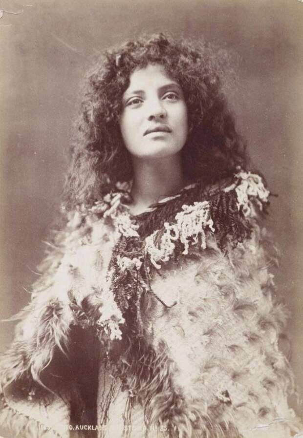 Портрет женщины маори, 1899 год Историческая фотография, редкие фотографии, ретро фото, фото