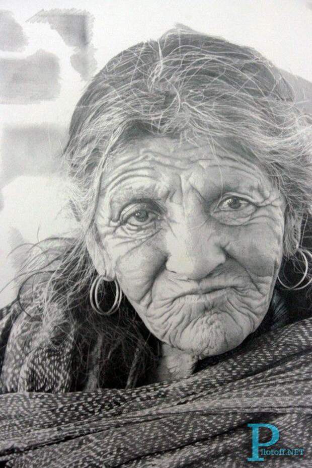 Это нарисовано карандашом! карандаш, фото, картины, художник от Бога, художник