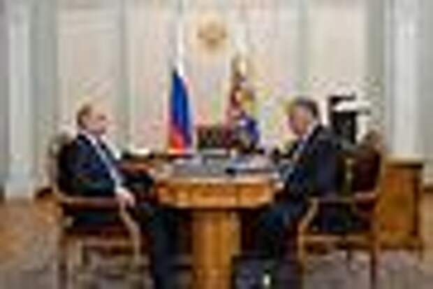Встреча с президентом компании «Российские железные дороги» Владимиром Якуниным