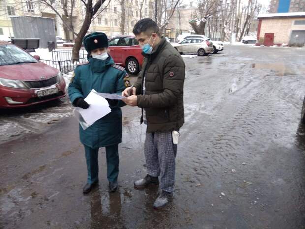 Профилактическая работа с населением в новогодние праздники