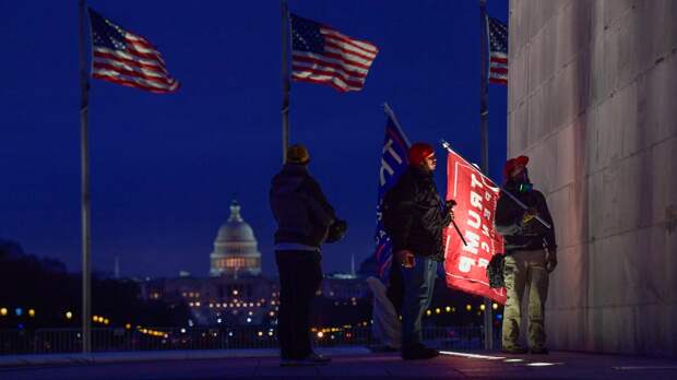 Протесты против фальсификации выборов в США 06.01.2021