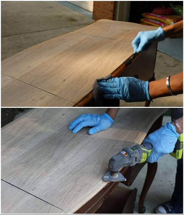 Благодаря очистке и фрезеровке линия перехода стала более выразительной, а поверхность ровной. | Фото: youtube.com/ © Thrift Diving. Благодаря очистке и фрезеровке линия перехода стала более выразительной, а поверхность ровной. | Фото: youtube.com/ © Thrift Diving.