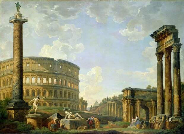 The Colosseum and other Monuments, Автор: Panini, Giovanni Paolo (Джованни Паоло Панини)