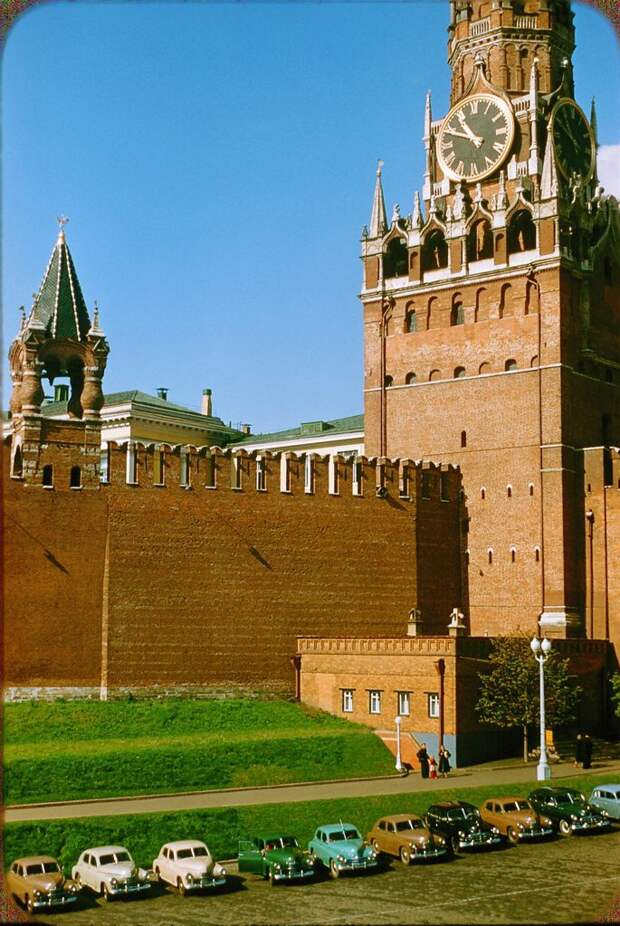 Москва, 1956 год фото, москва, Машина  времени, позитив