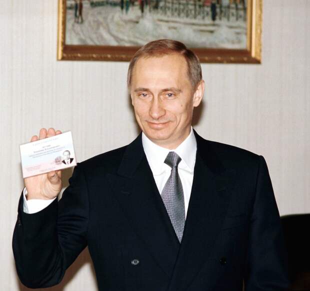 В.В.Путин в 2000 году.