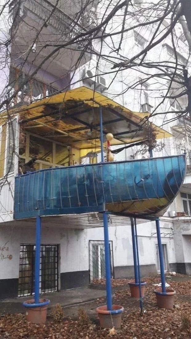 Балконы,хлам рухлядь Вид из окна, Хлам, Длиннопост