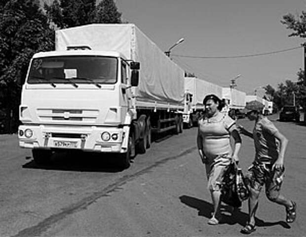 Гуманитарный груз добрался до осажденного Луганска