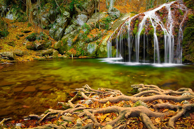 Waterfall in Krym, Ukraine