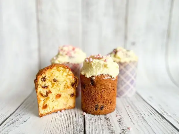 Пасхальный творожный кулич: экспресс-рецепт без дрожжей