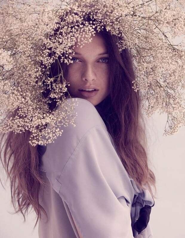girlsinfloralwreaths13 20 восхитительных девушек с цветочными венками