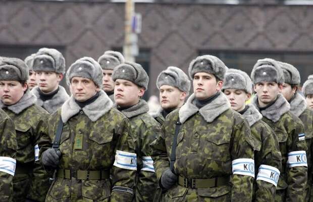 Солдаты эстонской армии