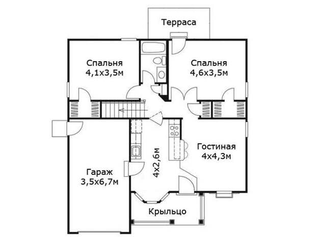 проекты дачных домиков