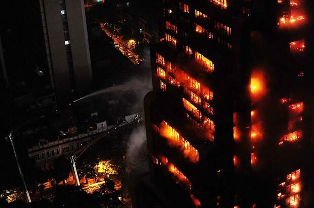 towerinferno07 Адский пожар в китайском небоскребе