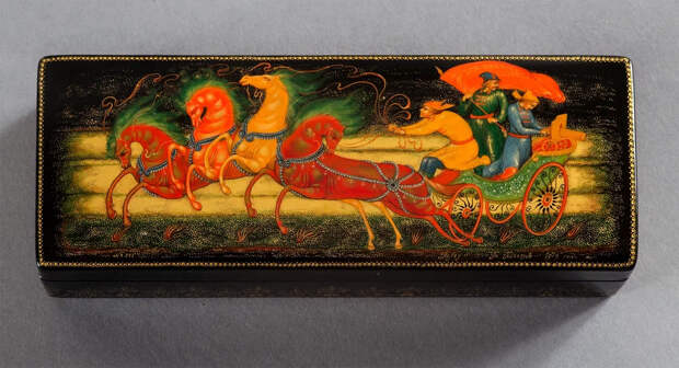 Геннадий Кочетов, «Тачанка», Палех, 1979 год