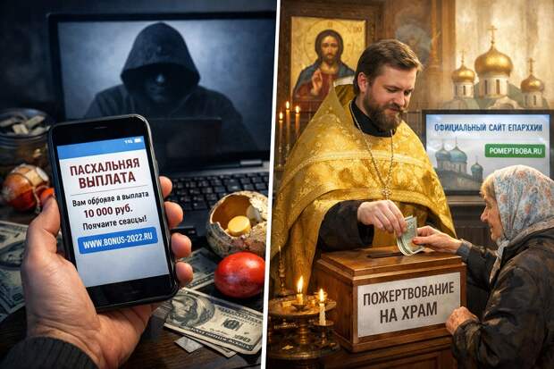 Мошенники ведут массовые рассылки в сети в преддверии Пасхи
