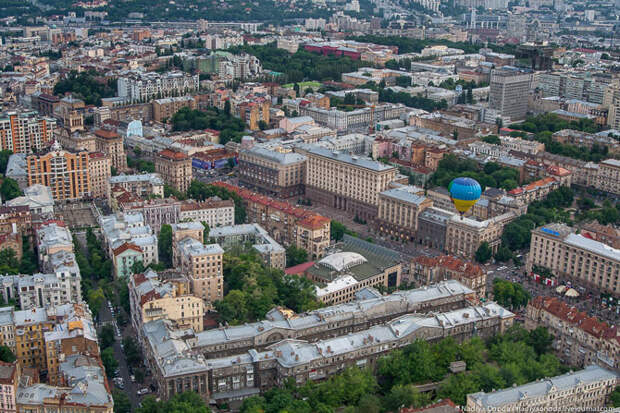 Киев с высоты птичьего полета