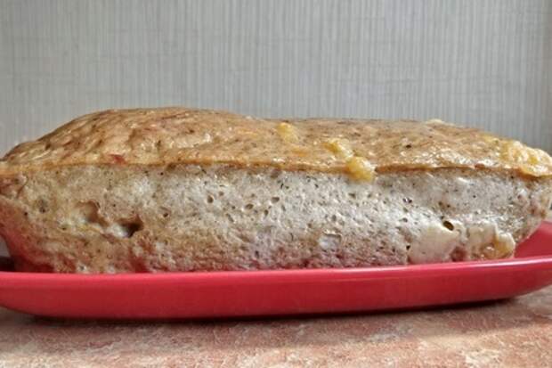 Фото к рецепту: Мясной хлеб с сыром