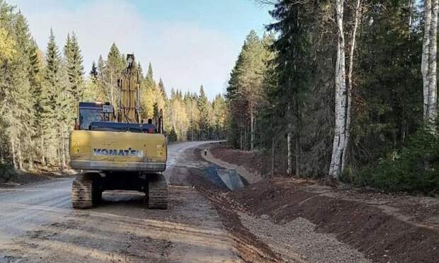 Завершается ремонт дороги Архангельск – Белогорский – Пинега – Кимжа – Мезень