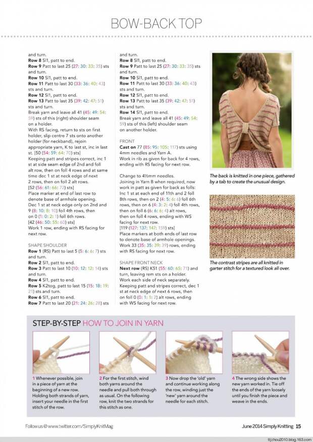 Simply Knitting №121 2014 - 紫苏 - 紫苏的博客 Simply Knitting №121 2014 - 紫苏 - 紫苏的博客