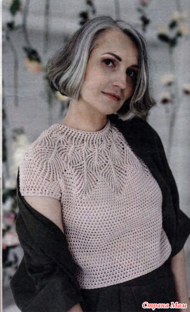 Вязание-крючок-ТОПЫ