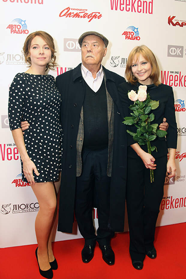 Екатерина Гусева, Станислав Говорухин и Юлия Пересильд